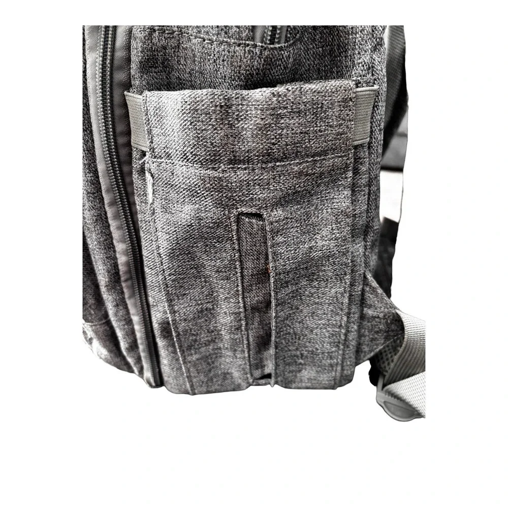 Ruvalino Diaper Bag Backpack Gray Gender Neutral Multi Pocket Compartments YW168